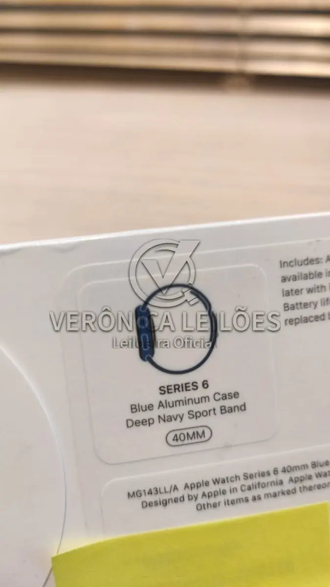 LOTE 021 - Relógio Apple Watch Séries 6