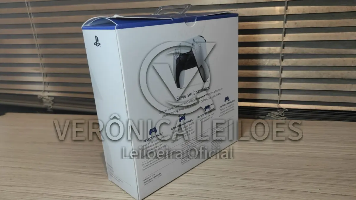 LOTE 008 - Controle para videogame Playstation 5 - Dualsense -  Branco