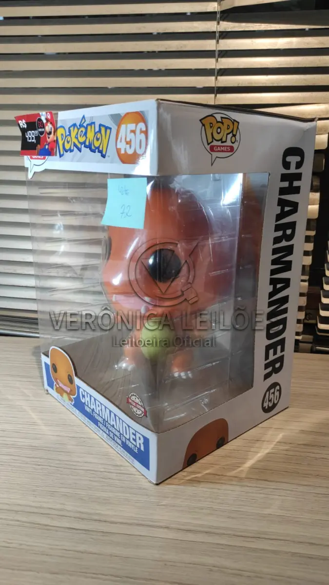 LOTE 072 - Funko Pop! Pokemon - Charmander - Cod 456 - Grande
