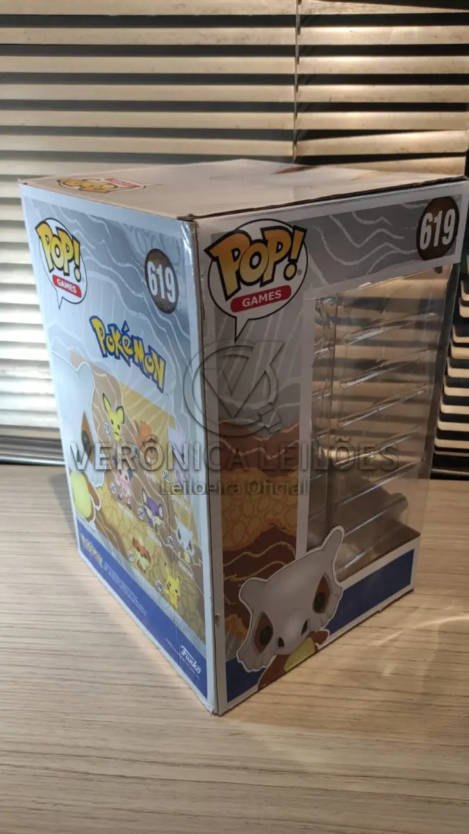 LOTE 075 - Funko Pop 619 - Pokemon Cubone - Grande