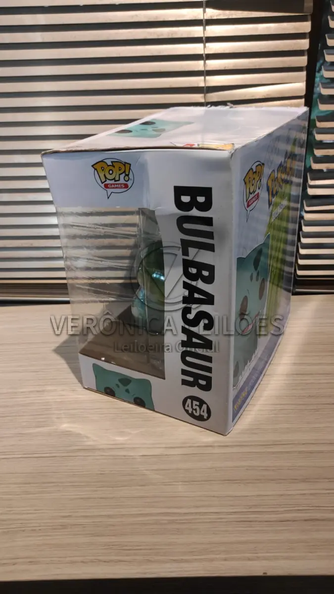 LOTE 067 - Funko Pop! Games Pokemon Bulbasaur cod 454 Grande