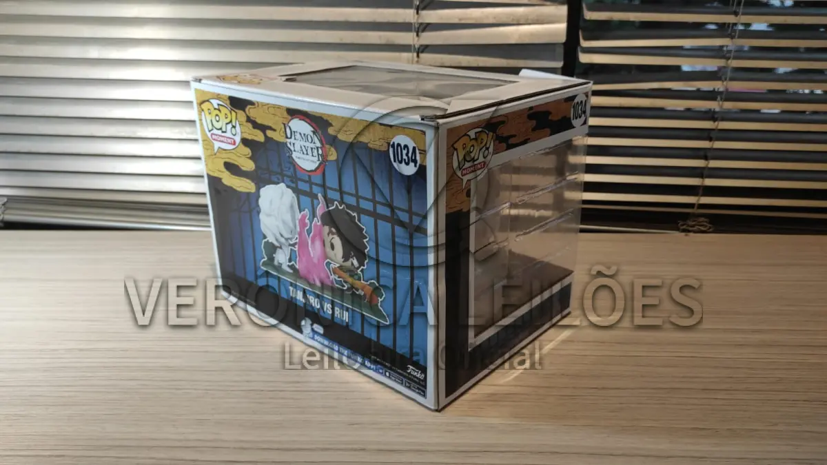 LOTE 058 - Funko Pop! Moment - Demon Slayer - Tanjiro vs Rui cod 1034 - médio