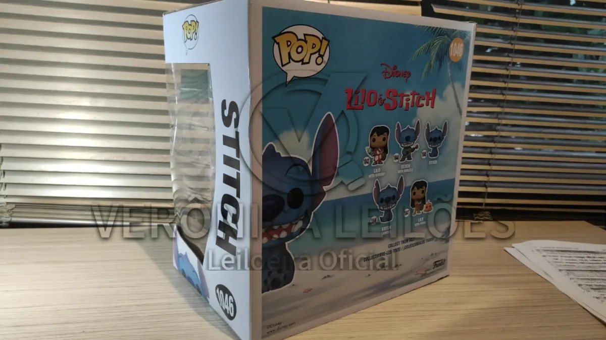 LOTE 078 - Funko Pop! Lilo e Stitch - Stitch - Grande - Cod 1046