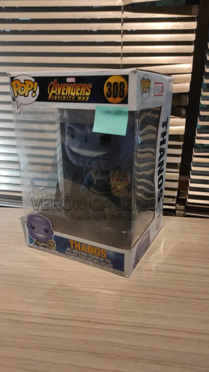 LOTE 070 - Funko Pop! Av. infinity wars - Thanos - 308- Grande