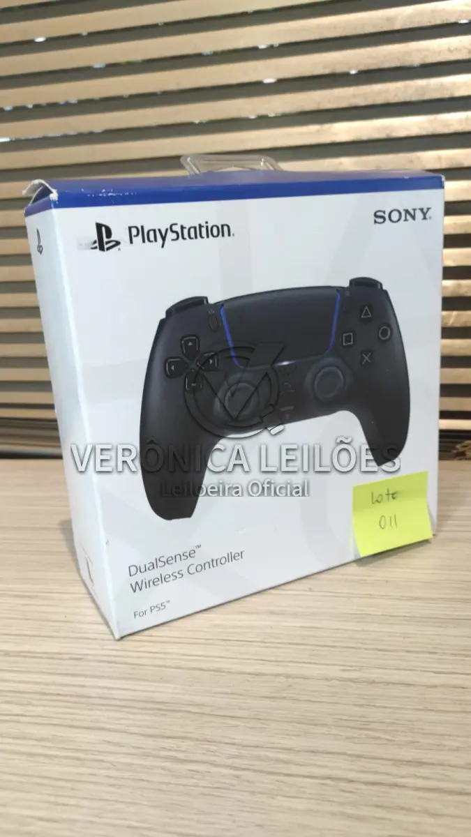 LOTE 011 - Controle para videogame Playstation 5 - Dualsense - Preto