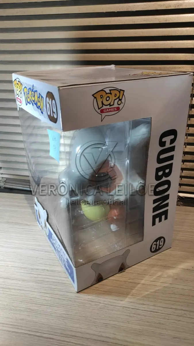 LOTE 077 - Funko Pop 619 - Pokemon Cubone - Grande