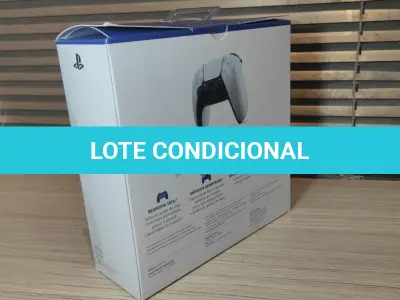 LOTE 008 - Controle para videogame Playstation 5 - Dualsense -  Branco