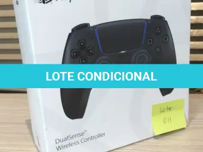 LOTE 011 - Controle para videogame Playstation 5 - Dualsense - Preto