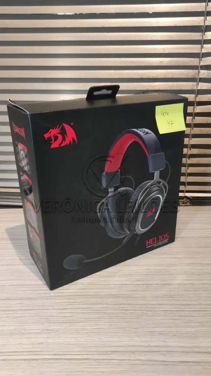 LOTE 047 - Fone de ouvido/Headset Gamer USB Redragon Helios H710