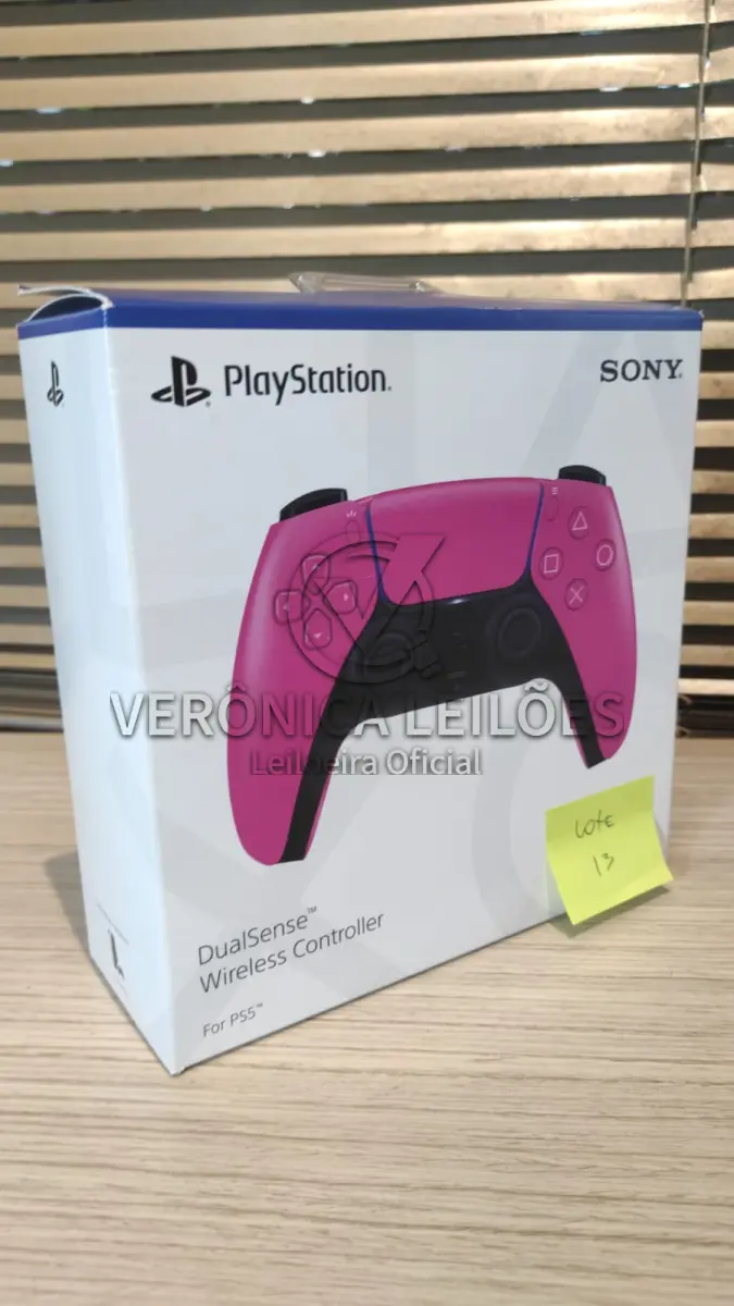 LOTE 013 - Controle para Videogame Playstation 5 - Dualsense - Rosa