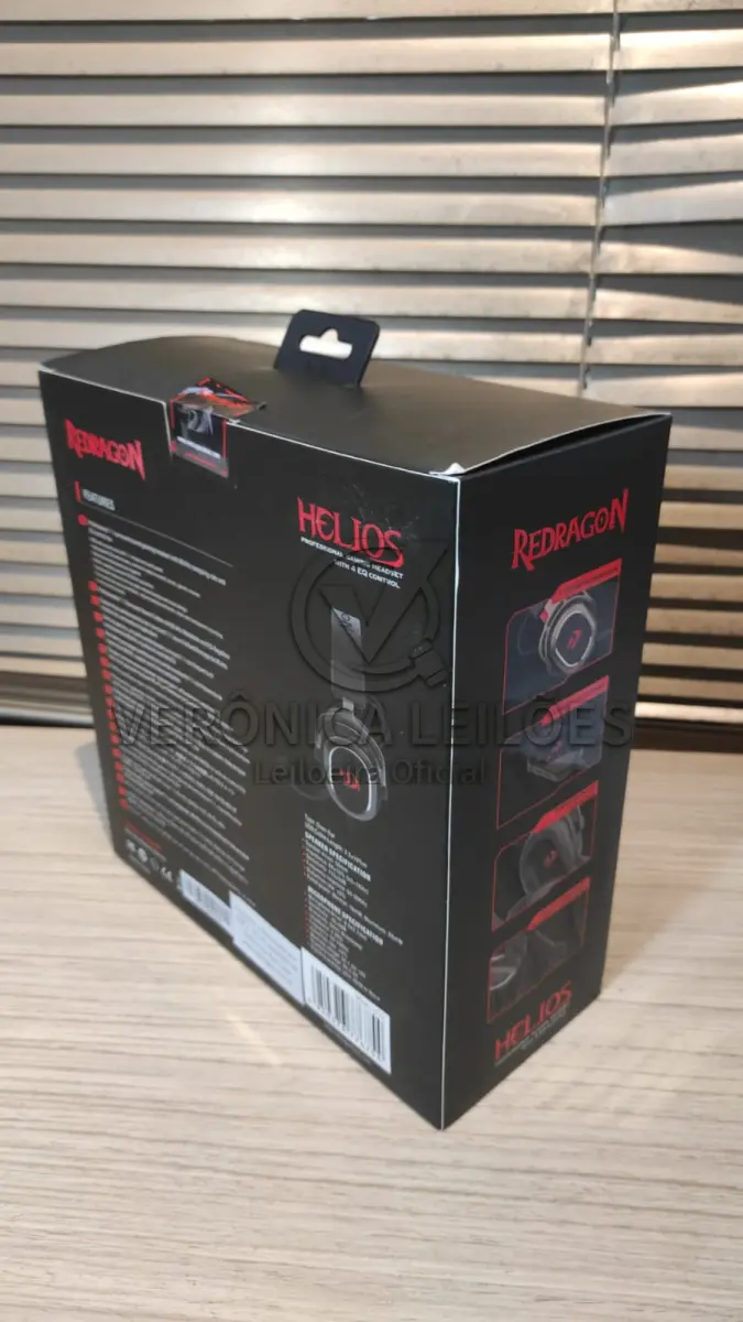 LOTE 046 - Fone de ouvido/Headset Gamer USB Redragon Helios H710
