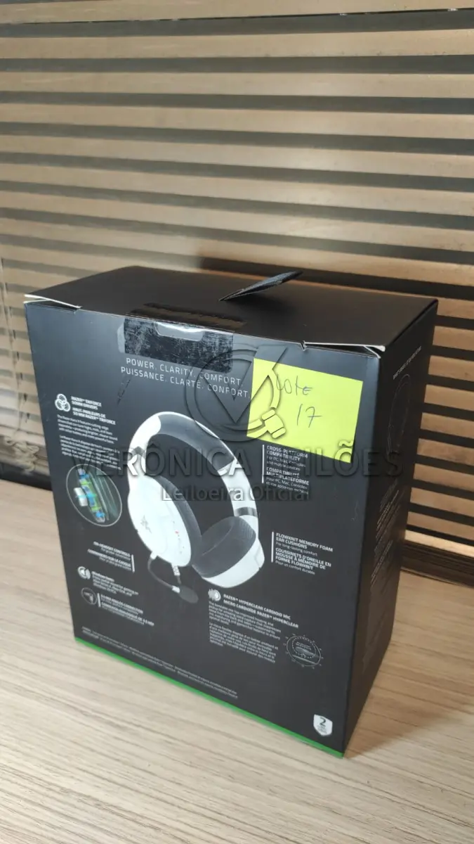 LOTE 017 - Fone de ouvido/Headset Razer Kaira X com fio - Branco