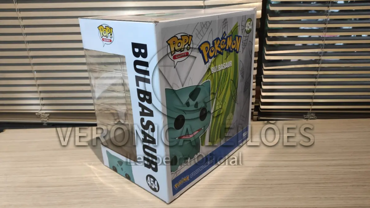 LOTE 068 - Funko Pop! Games Pokemon Bulbasaur cod 454 Grande