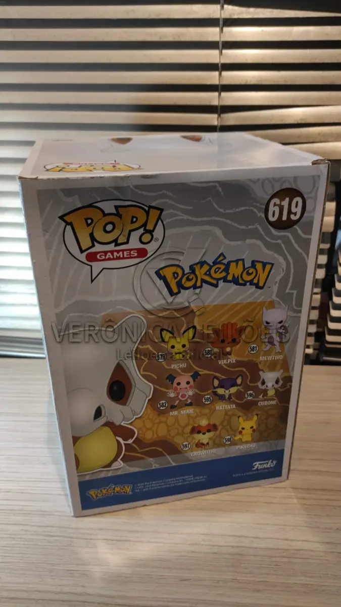 LOTE 076 - Funko Pop 619 - Pokemon Cubone - Grande
