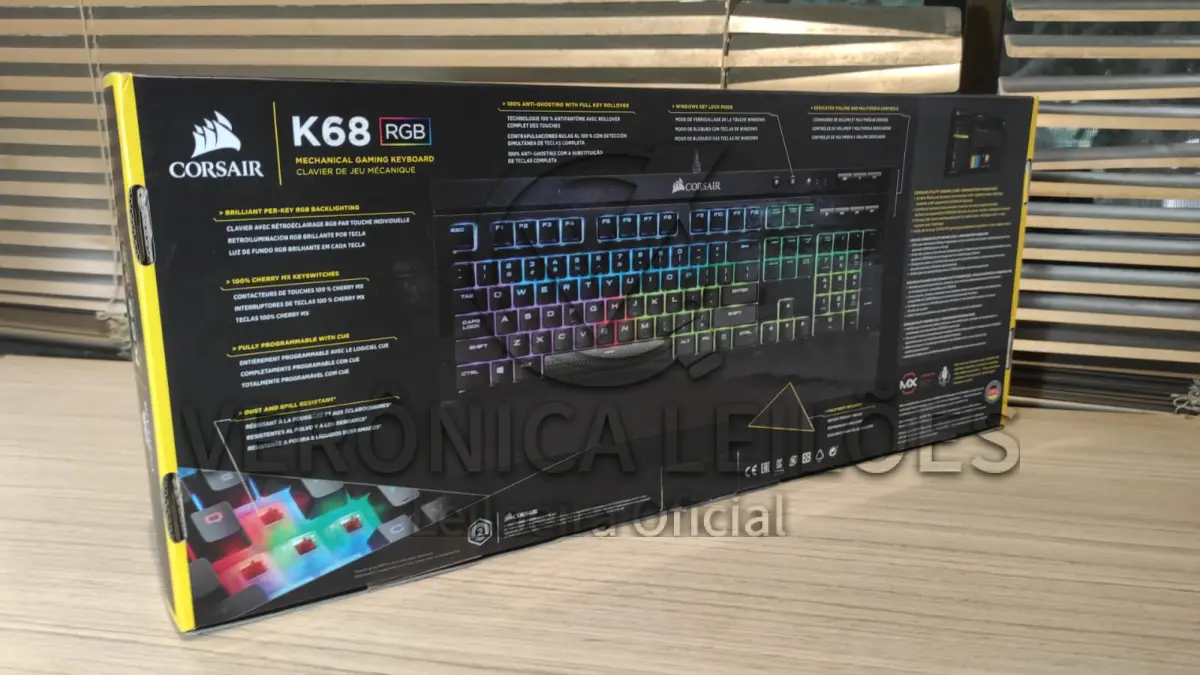 LOTE 051 - Teclado K68 RGB PRO Mechanical Gaming Keyboard