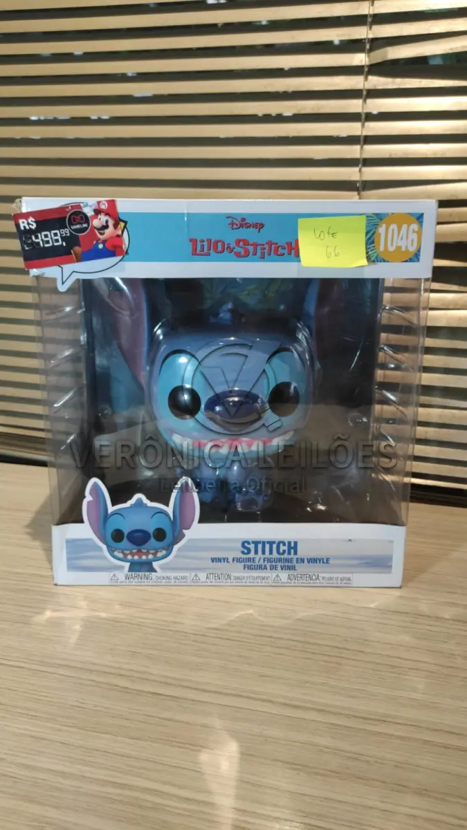 LOTE 066 - Funko Pop! Lilo e Stitch - Stitch - Grande - Cod 1046