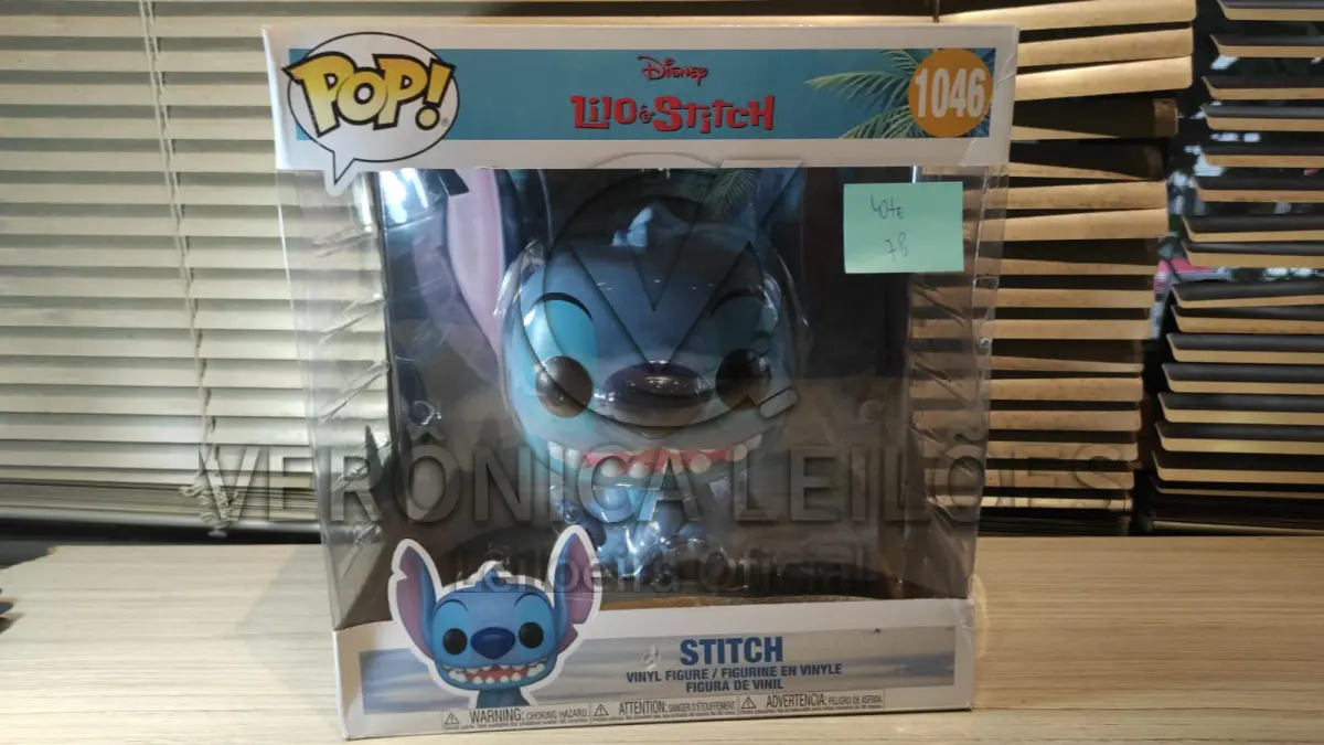 LOTE 078 - Funko Pop! Lilo e Stitch - Stitch - Grande - Cod 1046