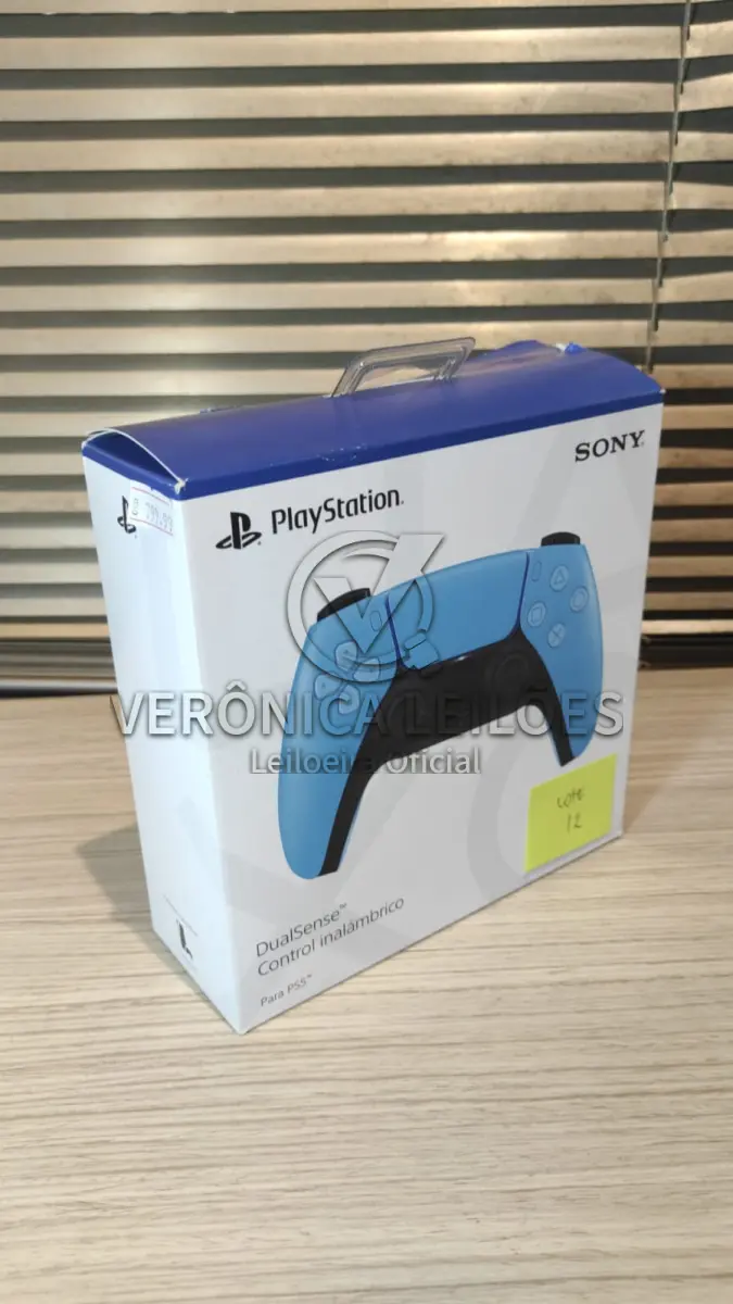 LOTE 012 - Controle para videogame Playstation 5 - Dualsense - Azul