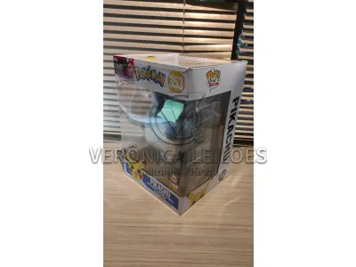 LOTE 053 - Funko Pop! Pokemon - Pikachu prateado - Código 353 Grande