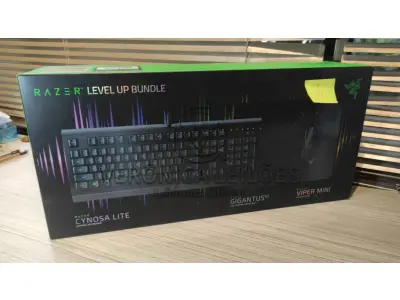 LOTE 044 - Kits teclado e mouse Razer Level Up Bundle Cynosa Lite