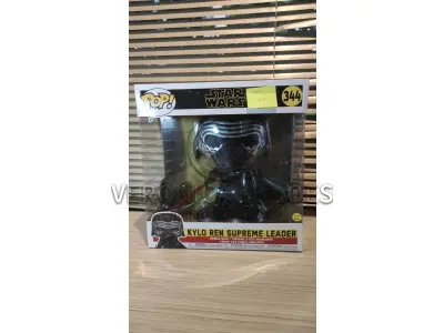 LOTE 064 - Funko Pop! Star Wars 344 - Kylo Ren Supreme Leader - Grande