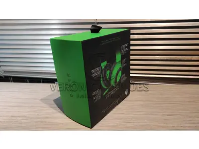 LOTE 022 - Fone de ouvido/Headset Razer Kraken preto Surround 7.1