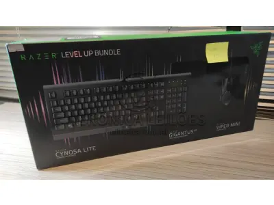 LOTE 044 - Kits teclado e mouse Razer Level Up Bundle Cynosa Lite